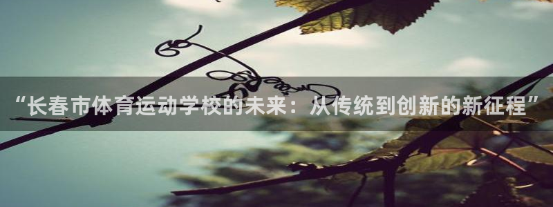 尊龙官网下载注册：“长春市体育运动学校的未来：从传统
