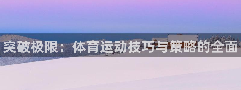 尊龙官网下载招商电话地址是多少：突破极限：体育运动技巧与策略